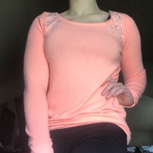 Embellished Pink Sweater